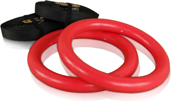 Odin Crossfit ABS Gymnastikringe Kunststoff - Rot